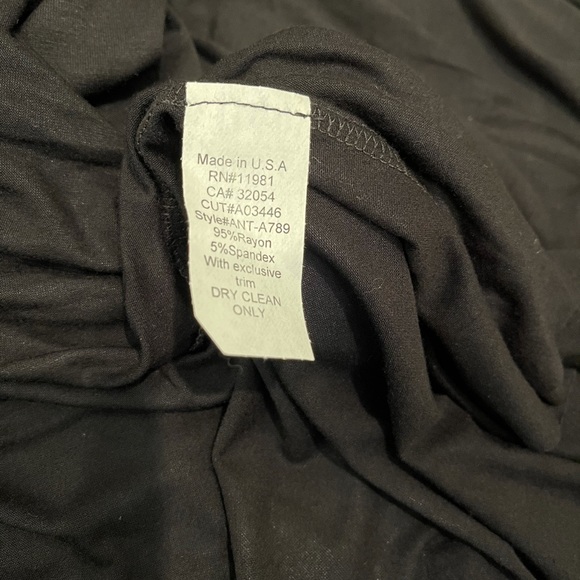 Anthropologie black cardigan open drape coverup Sz Small - Picture 7 of 7